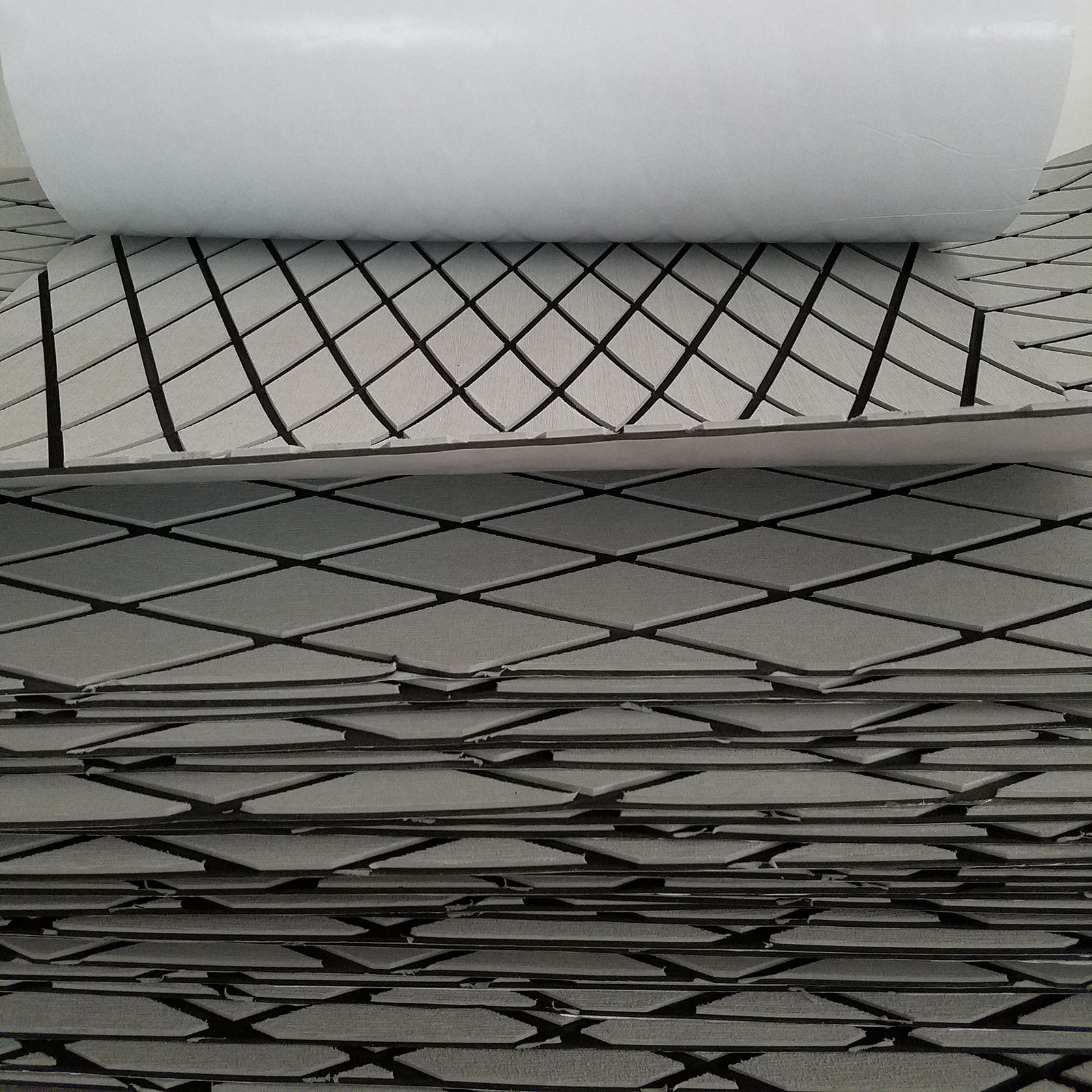 Floor Mats & Carpets Marine Boat 75" x 27"Marine Flooring EVA Foam Synthetic Teak Decking Sheet Carpet Pad