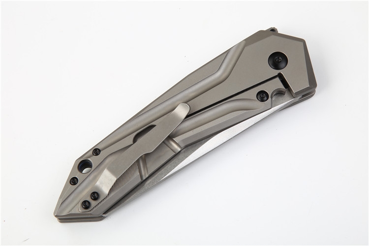 ZT0055 high-end titanium alloy bearing knife high quality survival camping hunting knife folding knife
ZT0055 high-end titanium alloy bearing knife high quality survival camping hunting knife folding knife