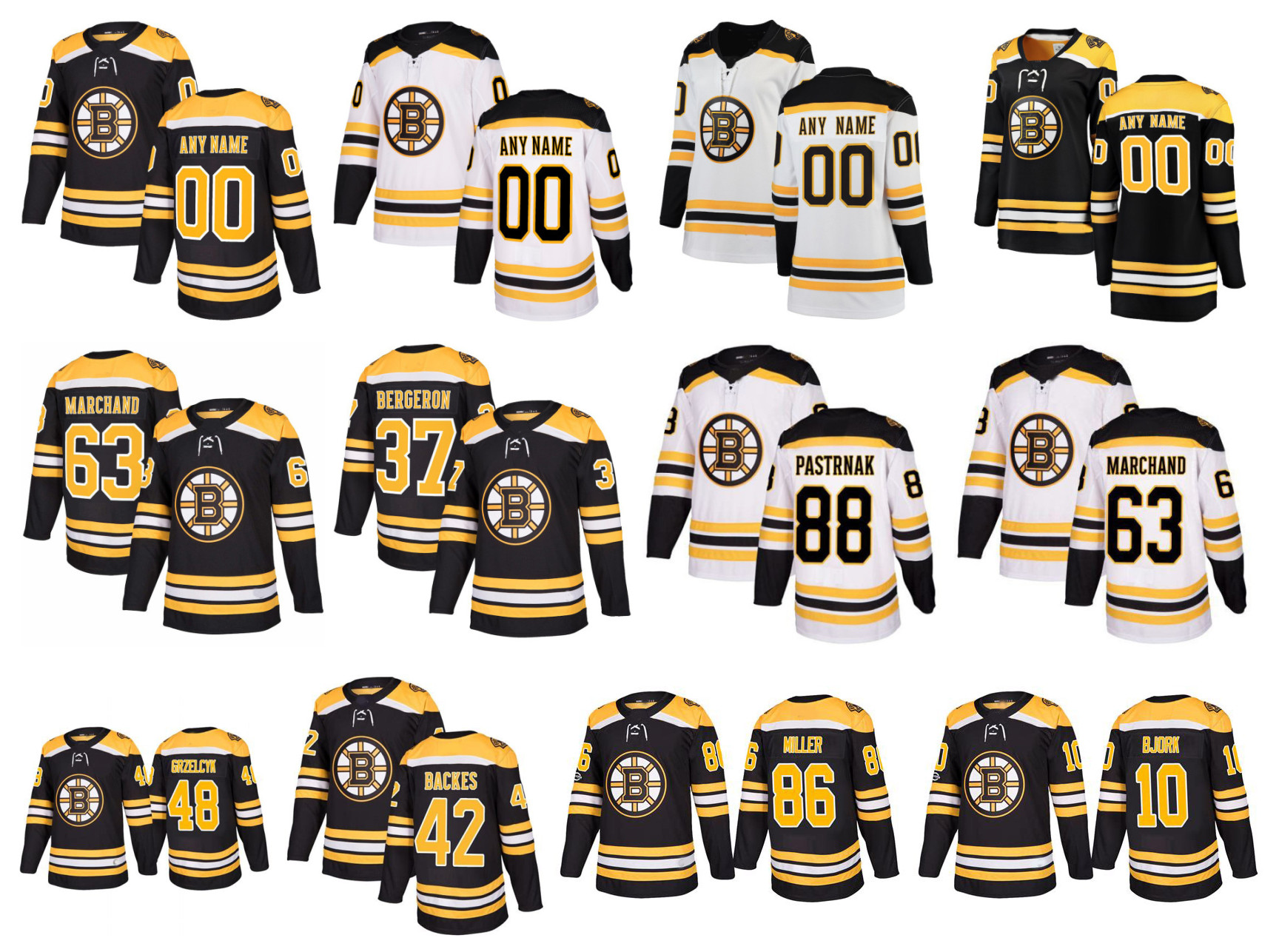Customized Boston Bruins Jersey Brad Marchand David Pastrnak Happy Gilmore Spooner Bergeron David Backes Kevan Miller Krejci Hockey Stitched, Black;red
Customized Boston Bruins Jersey Brad Marchand David Pastrnak Happy Gilmore Spooner Bergeron David Backes Kevan Miller Krejci Hockey Stitched, Black;red