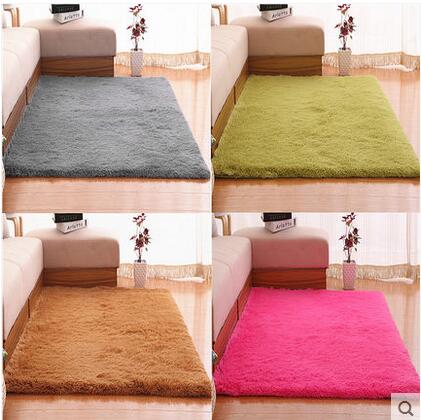 Large Size Plush Shaggy carpet fluffy carpet for Living Room Bedroom kids rug home mat non-slip 200*50 200*80 sofa table mat