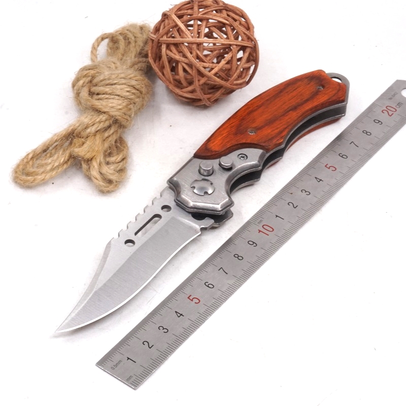 Small Folding Knife Survival Tactical Pocket Knife Camping Hunting Knives 440C Blade Steel+Wood Handle Outdoor Multitool EDC Tools
Small Folding Knife Survival Tactical Pocket Knife Camping Hunting Knives 440C Blade Steel+Wood Handle Outdoor Multitool EDC Tools