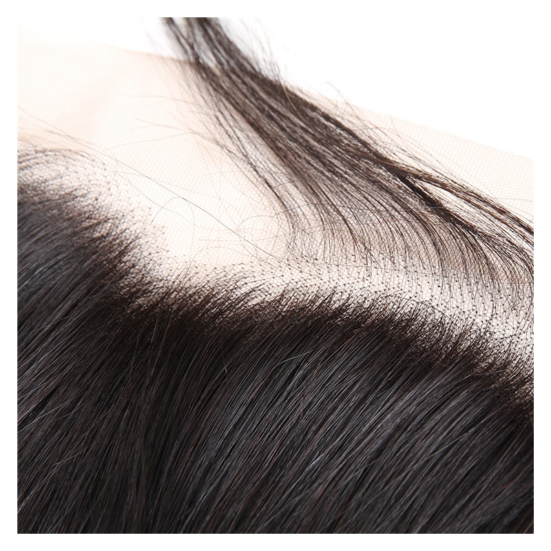 Brazilian Human Hair 13X4 Lace Frontal Silky Straight Natural Color 12-22inch Yirubeauty Top Closures Free Part