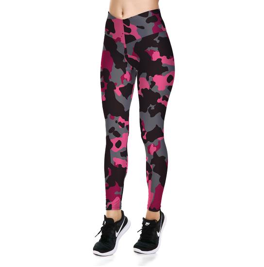 Women's High-waisted Yoga Pants Soprts Pants Pink camouflage Printed Leggings For Gym Fitness Sports Pants LGS31-032, Multi
Women's High-waisted Yoga Pants Soprts Pants Pink camouflage Printed Leggings For Gym Fitness Sports Pants LGS31-032, Multi
