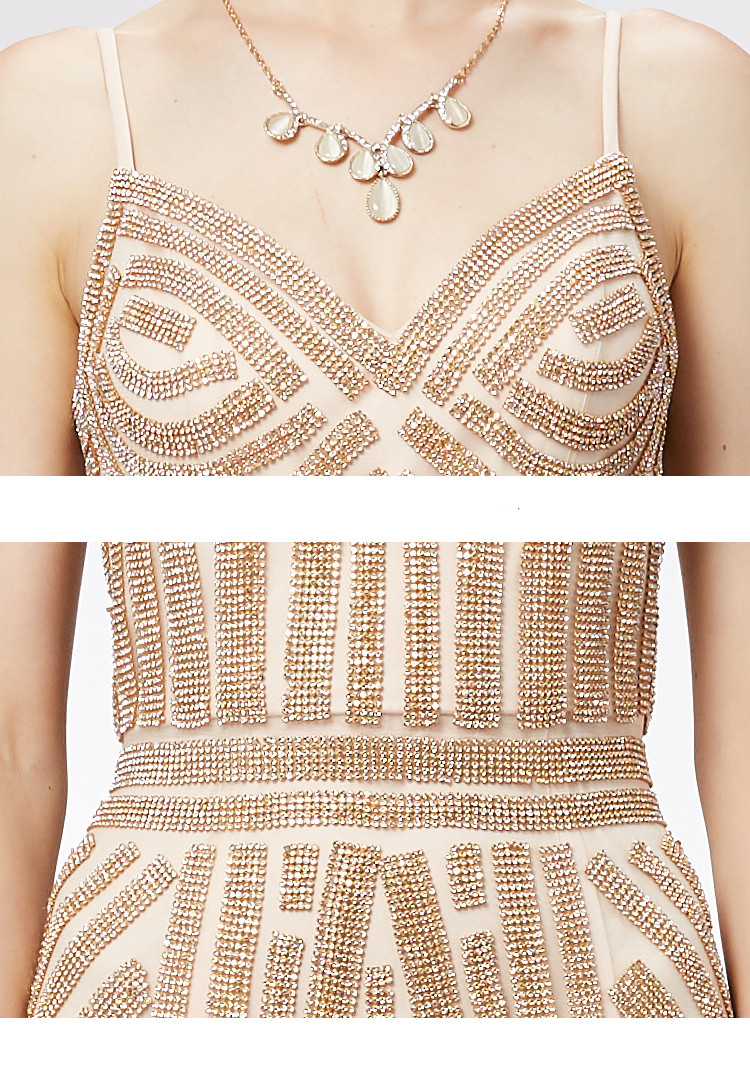 Sparkling mermaid Evening Dresses Sexy Champagne Gold Prom Dresses Spaghetti Zipper back Sweep train Blue,Silver Pageant Dresses