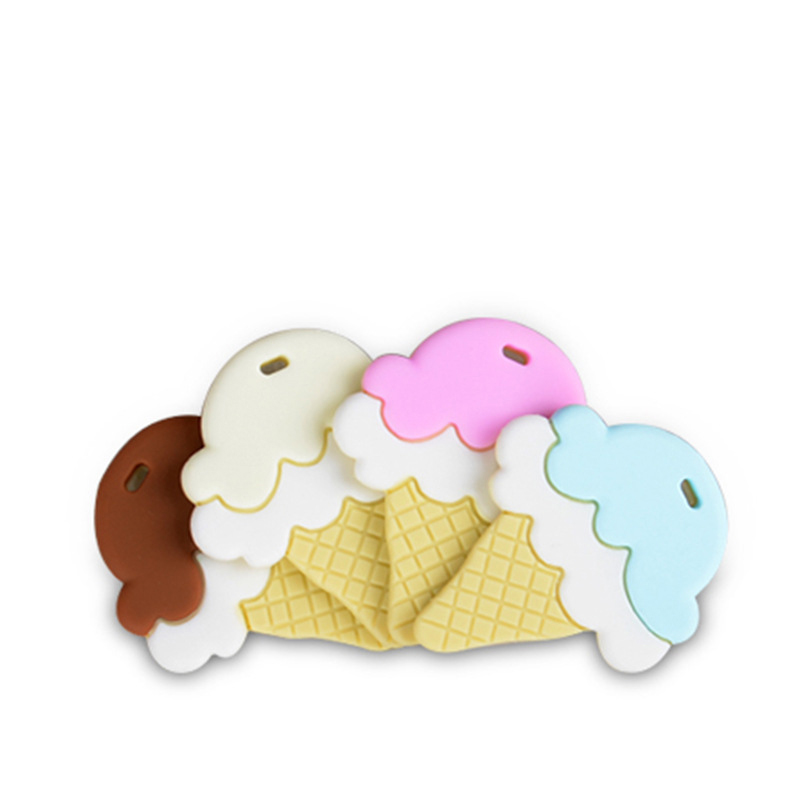 Silicone Ice Cream Teether BPA Free FDA approved Baby Safe Teething Toy DIY Nursing Necklace Baby Chewable Sensory Teethers 4 Colors
Silicone Ice Cream Teether BPA Free FDA approved Baby Safe Teething Toy DIY Nursing Necklace Baby Chewable Sensory Teethers 4 Colors