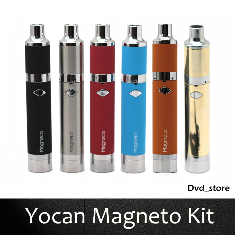 Authentic Yocan Magneto Kit 1100mAh Wax Vaporizer Vape Pen Kits With Magnetic Connection & Dab Tool Coil Cap 6 Colors Upgraded Evolve Plus
Authentic Yocan Magneto Kit 1100mAh Wax Vaporizer Vape Pen Kits With Magnetic Connection & Dab Tool Coil Cap 6 Colors Upgraded Evolve Plus