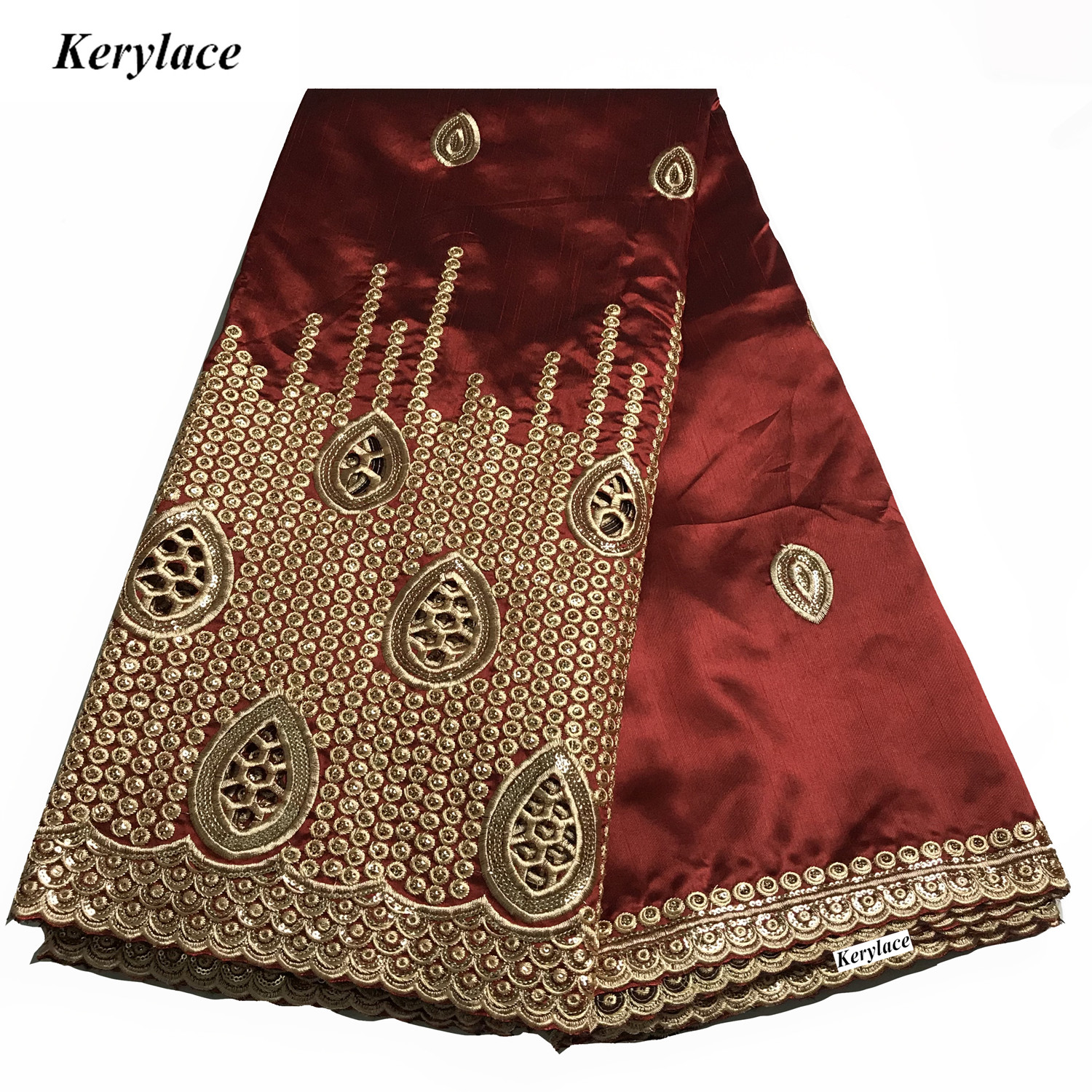 Wine Red Sewing Crafts Embroidery Nigerian High Quality Raw Silk African George Lace Fabric Women Dress Mesh French Sequins Fabric7236612
Wine Red Sewing Crafts Embroidery Nigerian High Quality Raw Silk African George Lace Fabric Women Dress Mesh French Sequins Fabric7236612