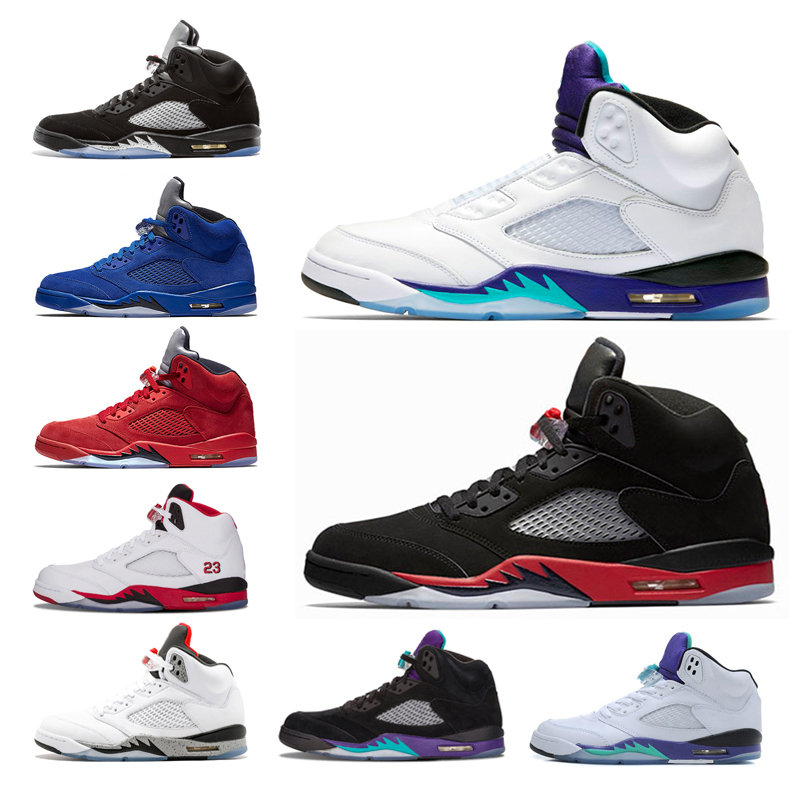 5 Satin Bred Fresh Prince men Basketball Shoes Black Metallic White Cement Blue suede Fire Red Grape wings sports Sneaker eur 41-47
5 Satin Bred Fresh Prince men Basketball Shoes Black Metallic White Cement Blue suede Fire Red Grape wings sports Sneaker eur 41-47