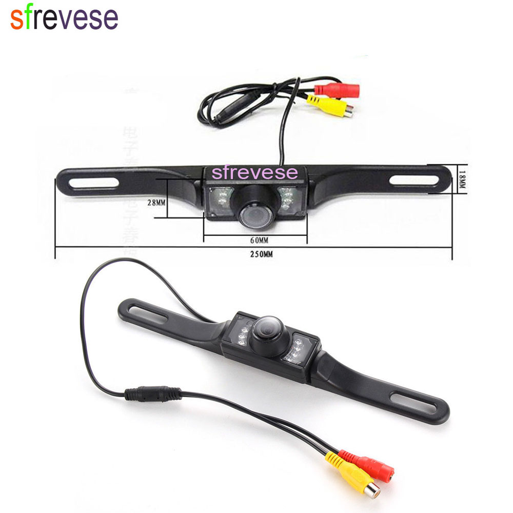 Waterproof Car vehicle Rear View Camera Back Up IR cam night vision Free Shipping