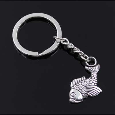 new fashion men 30mm keychain DIY metal holder chain vintage carp fish 32*19mm antique silver pendant
new fashion men 30mm keychain DIY metal holder chain vintage carp fish 32*19mm antique silver pendant