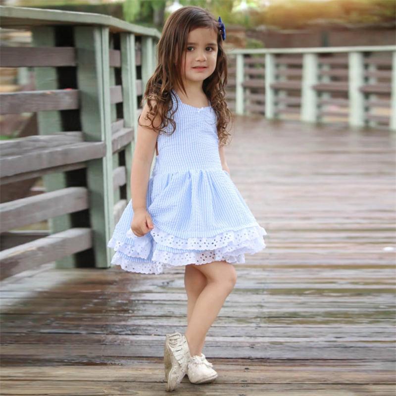 cute Toddler Kids Baby Girls Clothes O-neck girl blue striped backless Bowknot dress lace flower cotton Princess Party Mini Dresses Sundress, Wathet blue
cute Toddler Kids Baby Girls Clothes O-neck girl blue striped backless Bowknot dress lace flower cotton Princess Party Mini Dresses Sundress, Wathet blue