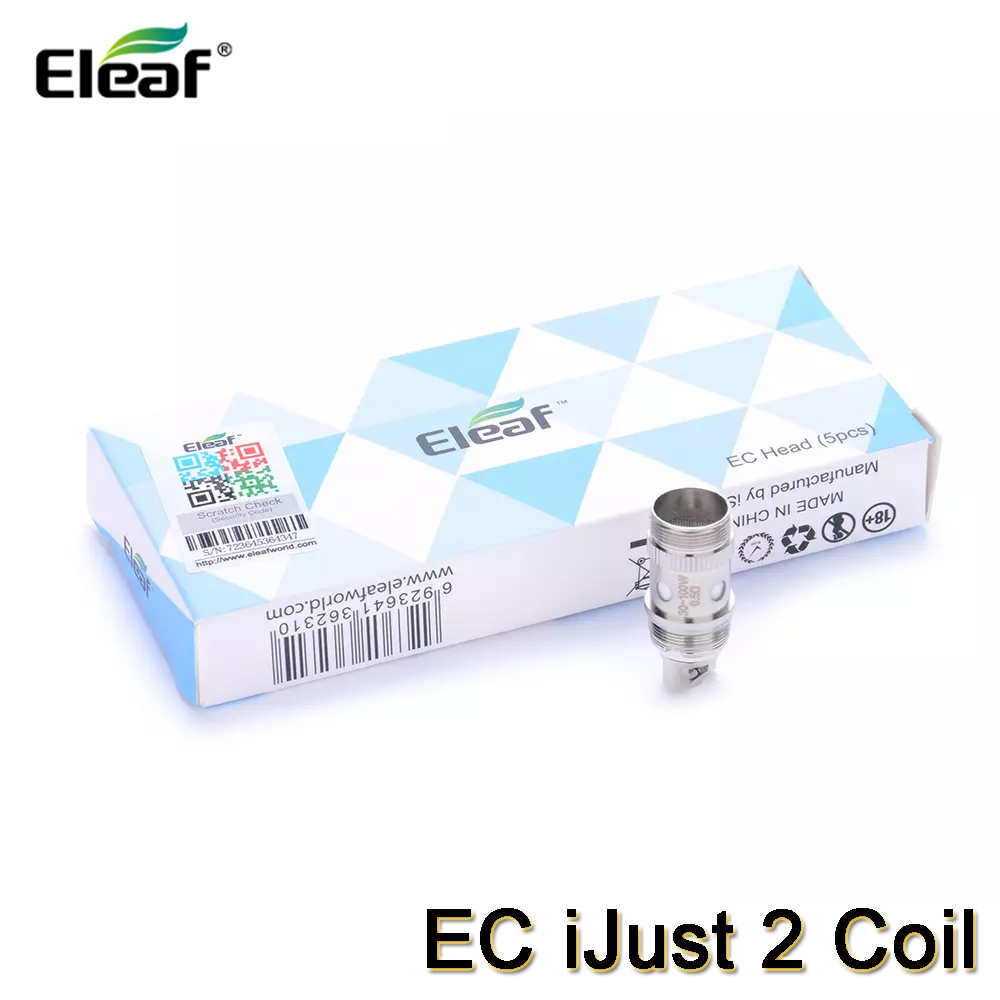 Eleaf iJust 2 EC Dual Coils Replacement Heads for iJust 2 Atomizer Melo Lemo 3 Tank 0.3ohm 0.5ohm 100% Authentic Electronic Cigarette Coil
Eleaf iJust 2 EC Dual Coils Replacement Heads for iJust 2 Atomizer Melo Lemo 3 Tank 0.3ohm 0.5ohm 100% Authentic Electronic Cigarette Coil
