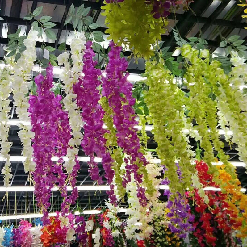 2pcs/lot ivy flowers Artificial Wisteria Silk Flowers Green Garland Simulation flower Vine Fake Flowers Home Garden Decoration Wedding Party, Purple
2pcs/lot ivy flowers Artificial Wisteria Silk Flowers Green Garland Simulation flower Vine Fake Flowers Home Garden Decoration Wedding Party, Purple