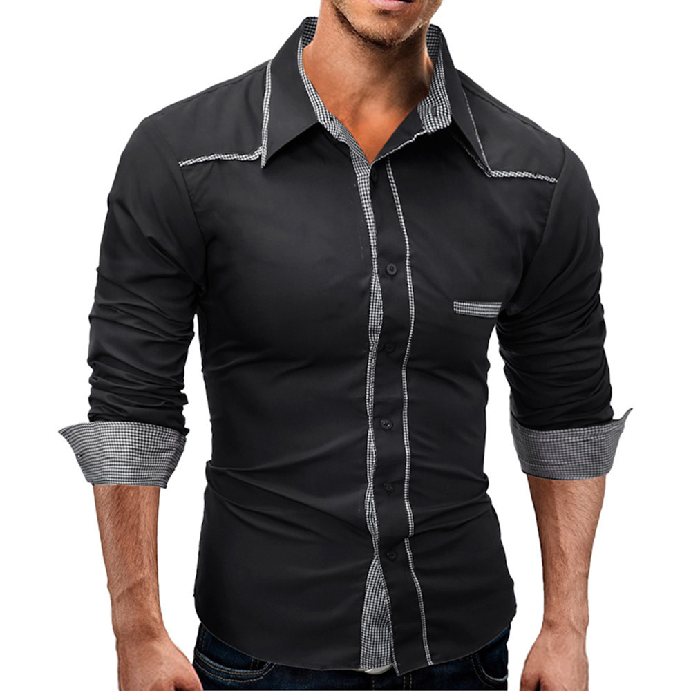 2020 Men Fashion Solid Color Male Casual Long Sleeve Shirt men clothes 2018 shirt short sleeve hawaiian male
2020 Men Fashion Solid Color Male Casual Long Sleeve Shirt men clothes 2018 shirt short sleeve hawaiian male