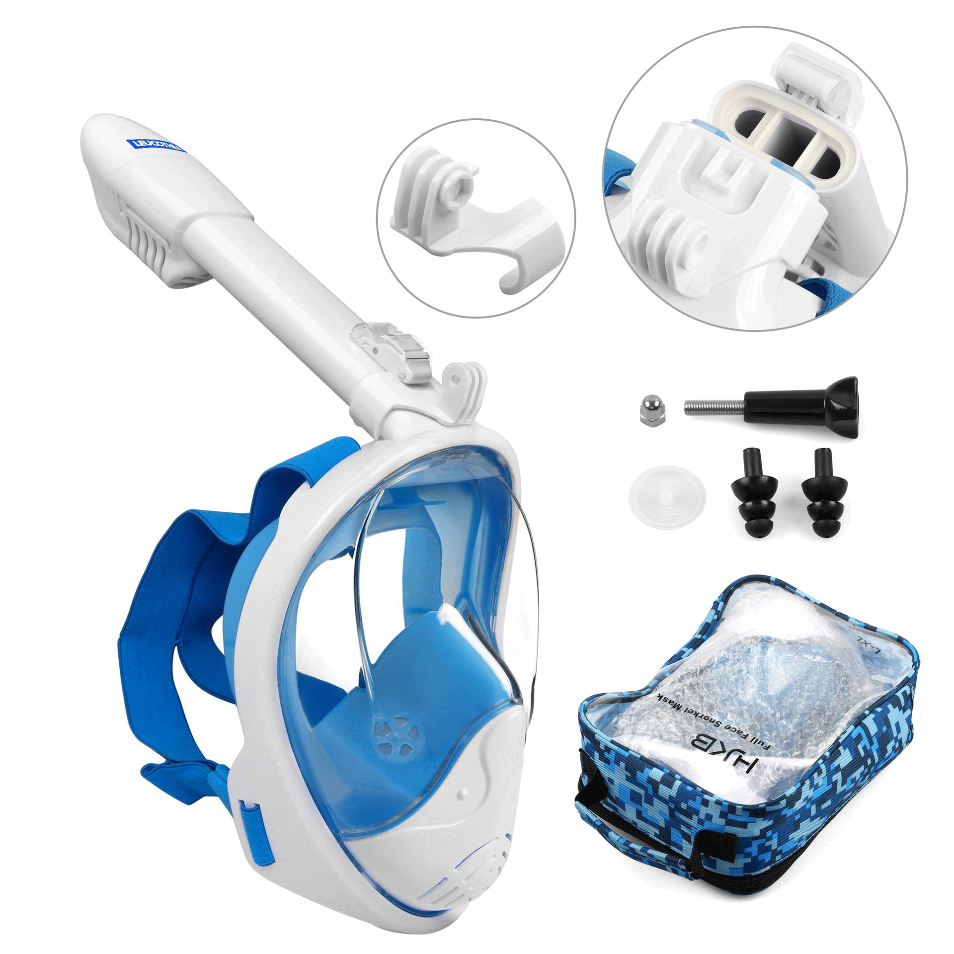 New 180 degrees Full Face Diving Mask Underwater Scuba Anti Fog Snorkeling Swimming Set with Anti-skid Ring Scuba Camera
New 180 degrees Full Face Diving Mask Underwater Scuba Anti Fog Snorkeling Swimming Set with Anti-skid Ring Scuba Camera