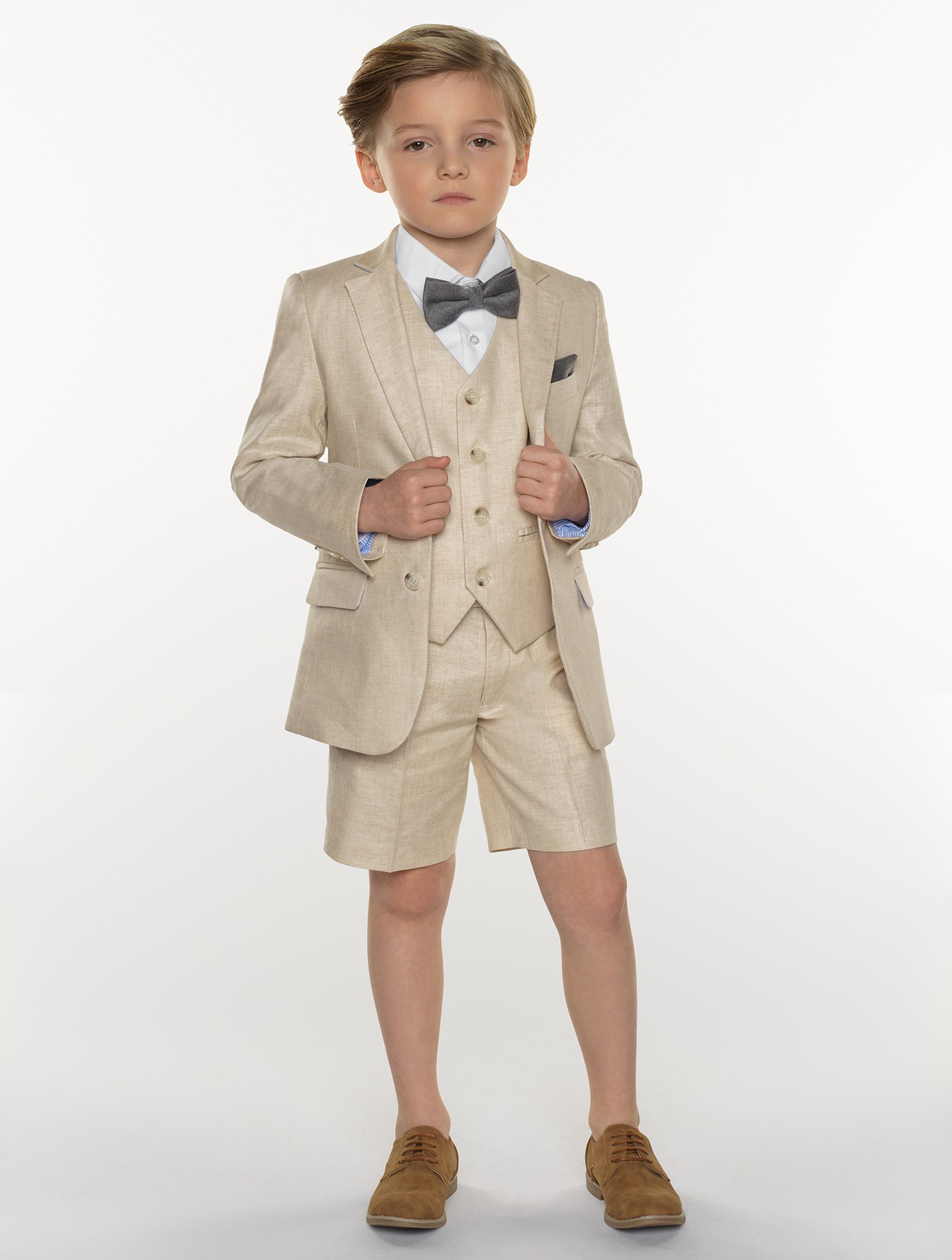 Summer Three Pieces Clothes Handsome Custom Made Boys Suits Kids Formal Suit With Free Shipping Top Qaulity