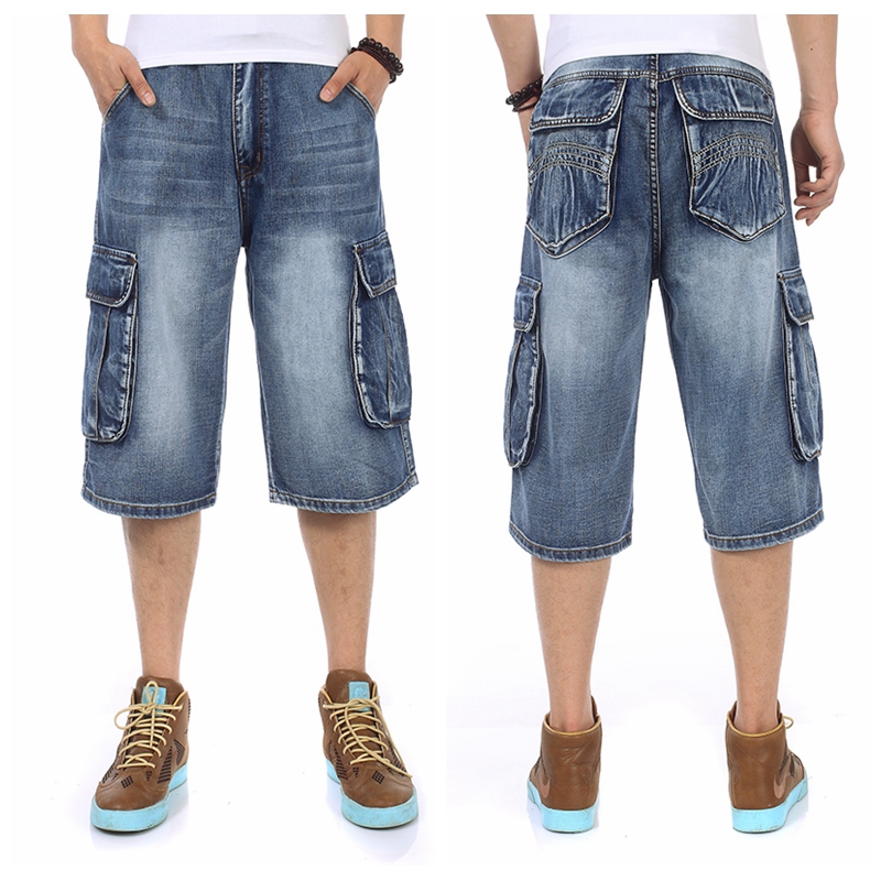 Plus Size Mens Denim Biker Baggy Cargo Blue Jeans Shorts For Big Men Loose Fit Shorts Jeans With Cargo Pockets 40 42 44 46
Plus Size Mens Denim Biker Baggy Cargo Blue Jeans Shorts For Big Men Loose Fit Shorts Jeans With Cargo Pockets 40 42 44 46