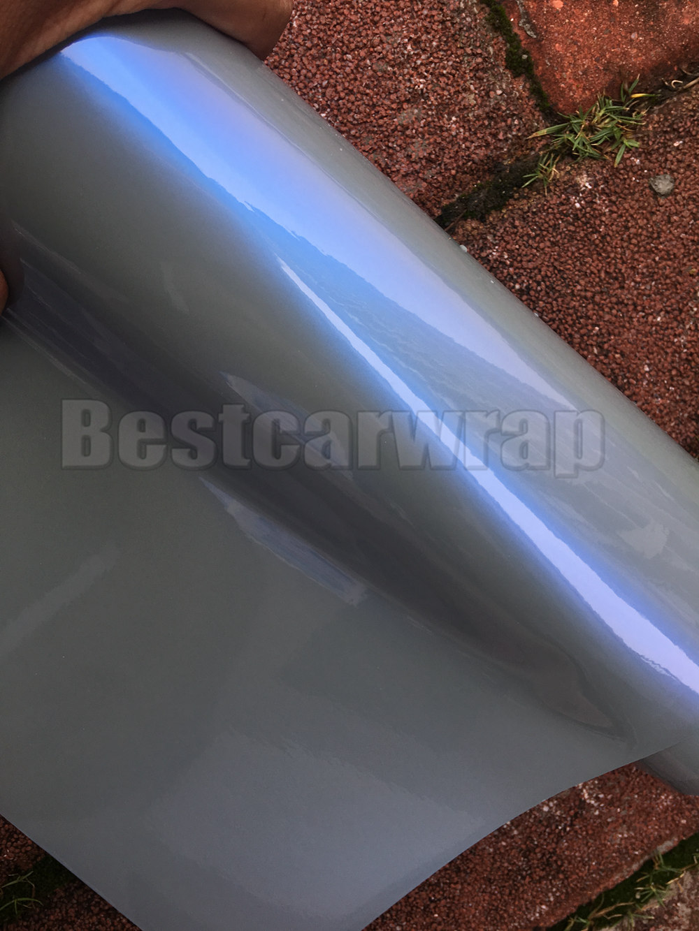 Blue Gray Gloss Rainbow Shift Color fow Vinyl Wrap flip with Air bubble Free for car wrap covering film foil Size:1.52*20M/Roll 5x67ft