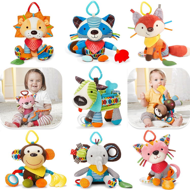 7 Styles Baby Rattle Bell Baby Infant Crib Stroller Hanging Toy Cute Cartoon Animals Stuffed Plush Pacify Dolls
7 Styles Baby Rattle Bell Baby Infant Crib Stroller Hanging Toy Cute Cartoon Animals Stuffed Plush Pacify Dolls
