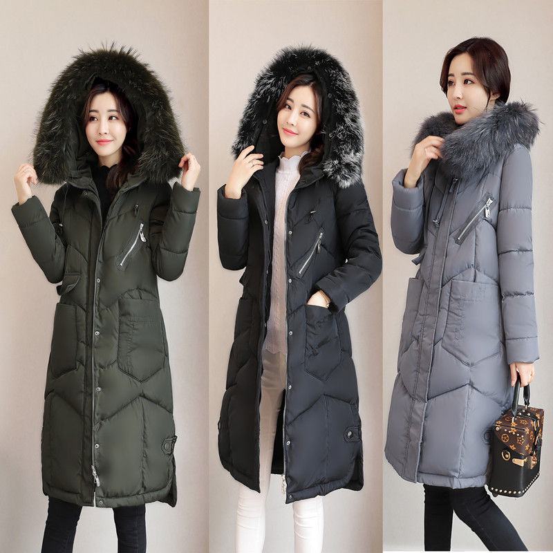 2017 Women jacket new winter hooded thicker female long slim solid cotton coat, Gray
2017 Women jacket new winter hooded thicker female long slim solid cotton coat, Gray