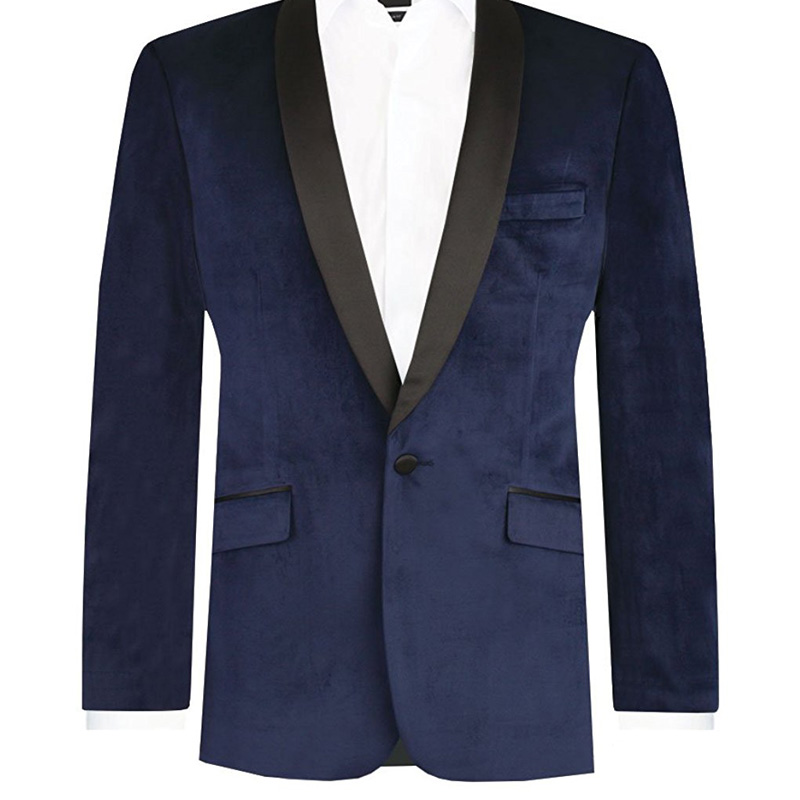 Two Piece Navy Blue Velvet Mens Suits Two Piece Blazer Black Shawl Lapel Jacket Black Pants Custom Made Men Suits 2018, Same as image
Two Piece Navy Blue Velvet Mens Suits Two Piece Blazer Black Shawl Lapel Jacket Black Pants Custom Made Men Suits 2018, Same as image