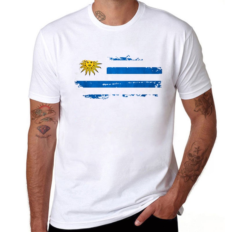 Uruguay Flag Printing T shirt Men Casual Short Sleeve Round Neck Design T-shirts Summer Uruguay Flag White Men Clothing
Uruguay Flag Printing T shirt Men Casual Short Sleeve Round Neck Design T-shirts Summer Uruguay Flag White Men Clothing