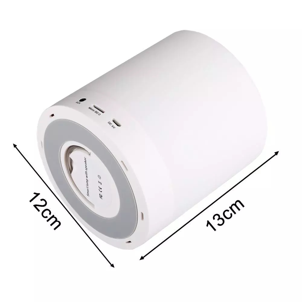 New Arrivals TWS Lamp bluetooth portable speaker Smart Led Light Wireless Outdoor Speaker support TF card Super bass wireless spea