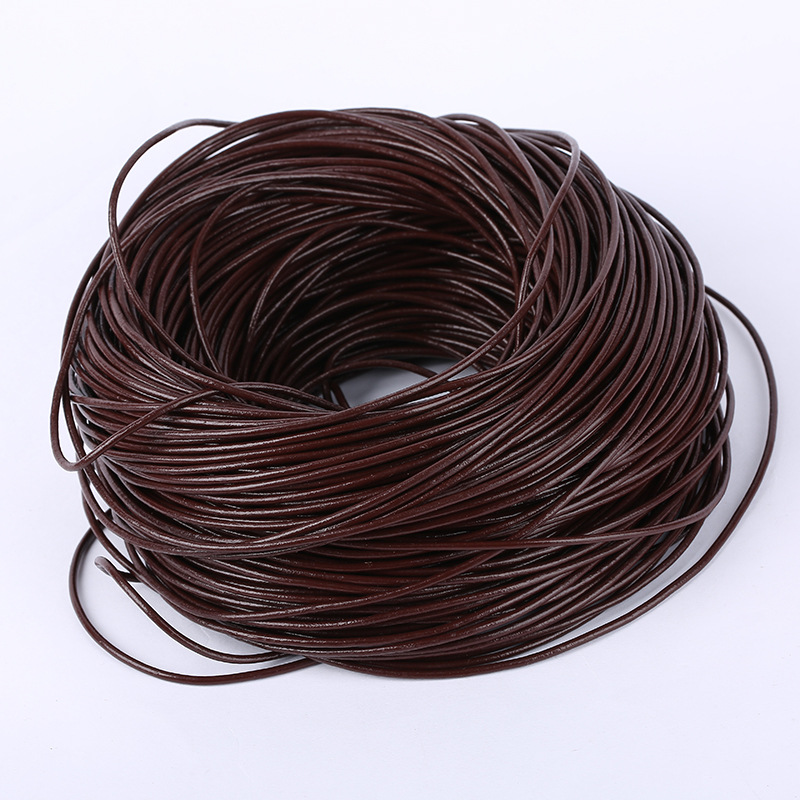 100metrs/lot 100% Real Genuine Brown 3 sizes Round Oxhide Real Leather Thong Gorgeous Bracelet Necklace Cords Wire Jewelry DIY Making String, White;red
100metrs/lot 100% Real Genuine Brown 3 sizes Round Oxhide Real Leather Thong Gorgeous Bracelet Necklace Cords Wire Jewelry DIY Making String, White;red