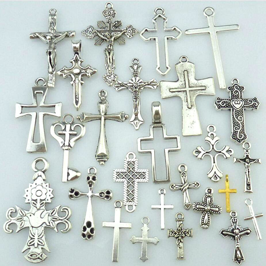 100pcs/lot mixed Cute Cross Charm Beads Tibetan Silver Alloy metal Pendants Jewelry DIY Findings Components FD131
100pcs/lot mixed Cute Cross Charm Beads Tibetan Silver Alloy metal Pendants Jewelry DIY Findings Components FD131