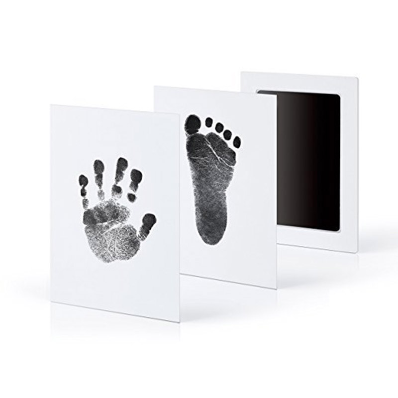 

Non-Toxic Baby Handprint Footprint Imprint Kit Casting Parent-child Hand Inkpad hand-foot stamp pad Infant Keepsakes Toys 6 colors C4799