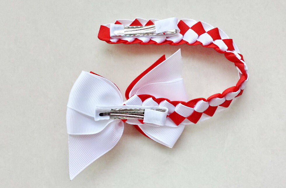 Updo hair Bun wraps bows clips Head Wrap gingham Hair band Headbands for girl women Hair Extensions Full Snood Accessories PD020