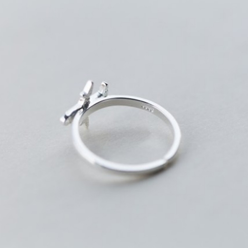 925 sterling silver mini airplain adjustable ring for women kids jewelry tiny plane air plain sculpture ring VRS2304