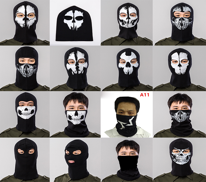Hot Halloween Scary Mask Skeleton Ghost Masks full face Outdoor Paintball Ski Sport Motorcycle Bike Helmet Mask Neck Scarf cap Party prop
Hot Halloween Scary Mask Skeleton Ghost Masks full face Outdoor Paintball Ski Sport Motorcycle Bike Helmet Mask Neck Scarf cap Party prop