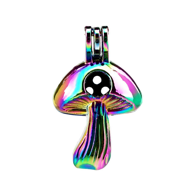 10pcs/lot Rainbow Color Mushroom Beauty Beads Cage Locket Pendant Diffuser Aromatherapy Perfume Essential Oils Diffuser Floating Pom, Silver
10pcs/lot Rainbow Color Mushroom Beauty Beads Cage Locket Pendant Diffuser Aromatherapy Perfume Essential Oils Diffuser Floating Pom, Silver