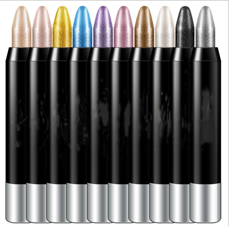 Eye Shadow Lying Silkworm Pencil Waterproof Cosmetics 10 Colors Eye Make Up Shining & Glitter Bronzer, Chocolate
Eye Shadow Lying Silkworm Pencil Waterproof Cosmetics 10 Colors Eye Make Up Shining & Glitter Bronzer, Chocolate