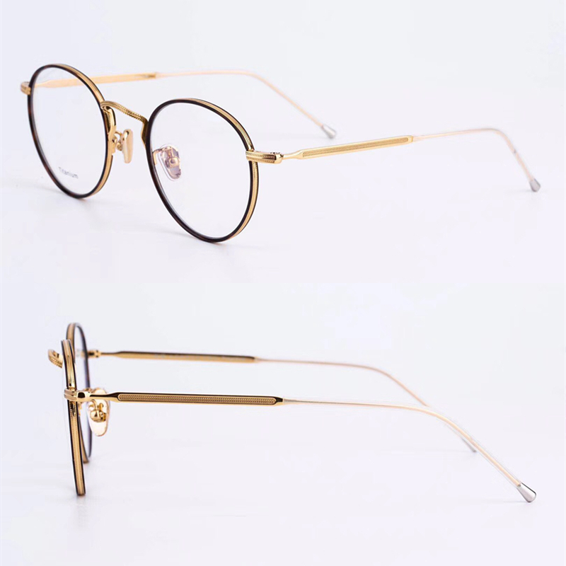 Vintage Ultralight Pure titanium eyegwear High quality optical eyeglass frame men women S876 prescription lens original box case
Vintage Ultralight Pure titanium eyegwear High quality optical eyeglass frame men women S876 prescription lens original box case