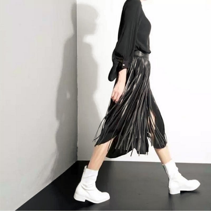 Tassel Women Waist Belt Hippie Boho Band Fringe Faux Leather Ladies Belts High Waist Decorative For Pants Skirt Raidy4400 S18101807