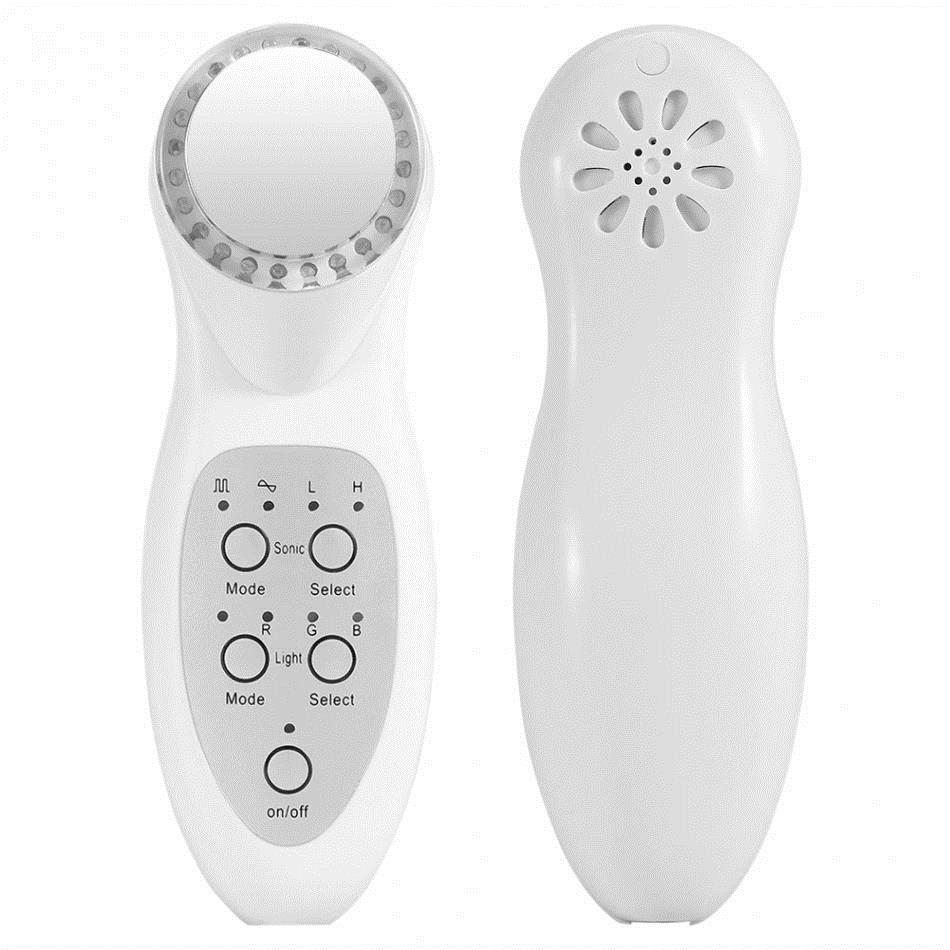 7 Colors Led Light Therapy Device Ultrasonic Facial Skin Care Tool Led Photon Skin Rejuvenation Ultrasound Skin Lifting Machine