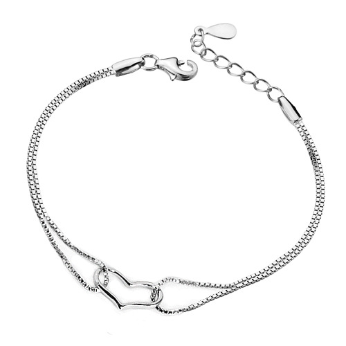 Korean style crystal bracelet silver plated creative charm bracelet heart shaped pendant necklace bangles jewelry nice gift free ship
Korean style crystal bracelet silver plated creative charm bracelet heart shaped pendant necklace bangles jewelry nice gift free ship