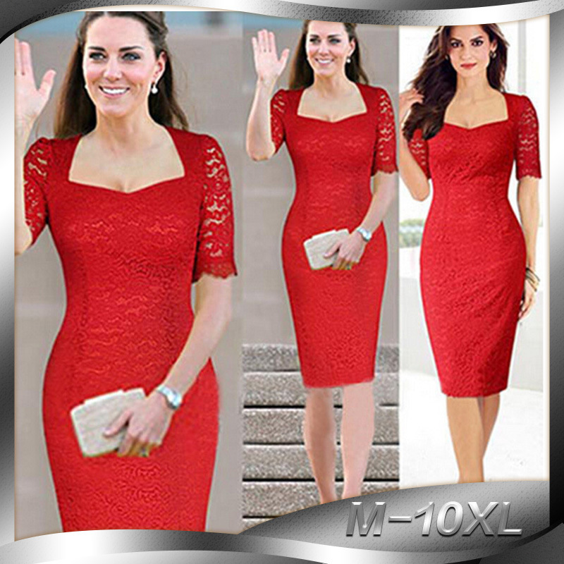 Knee-length Solid Short Lace Square Collar Autumn Promotion Time-limited Vestidos De Fiesta Office Dress Charm Women Dress, Red
Knee-length Solid Short Lace Square Collar Autumn Promotion Time-limited Vestidos De Fiesta Office Dress Charm Women Dress, Red
