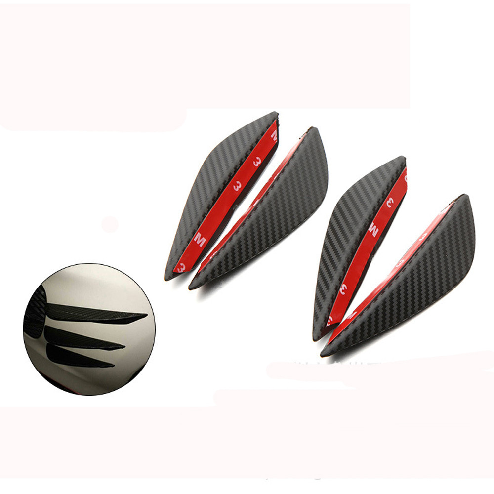 Car Styling Stickers 4PCS Universal Fit Front Bumper Lip Splitter Fins Body Spoiler Canards Valence Chin, Multi
Car Styling Stickers 4PCS Universal Fit Front Bumper Lip Splitter Fins Body Spoiler Canards Valence Chin, Multi