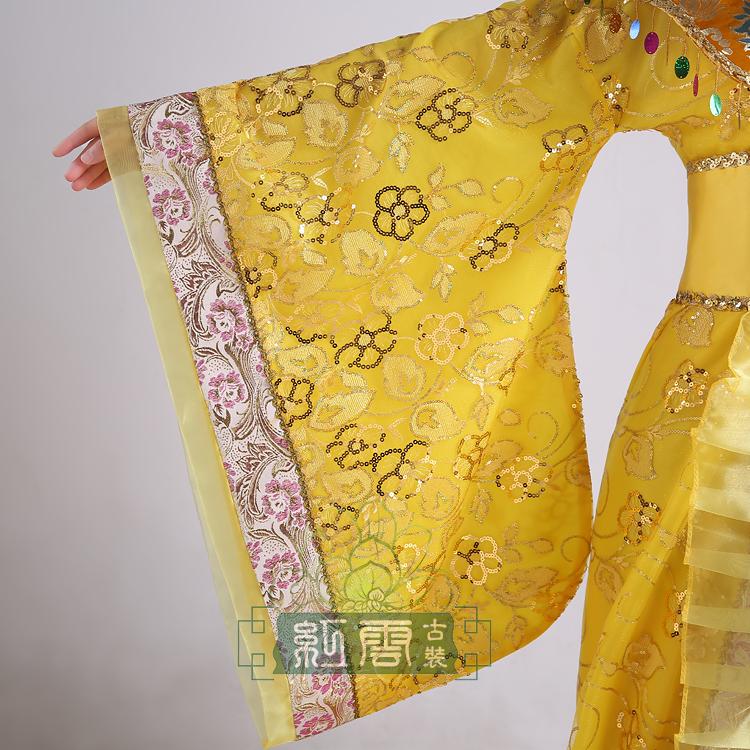 Women's stand collar the noble temperament trailing dress the queen of the tang dynasty clothing Chinese ancient costume hanfu Dress