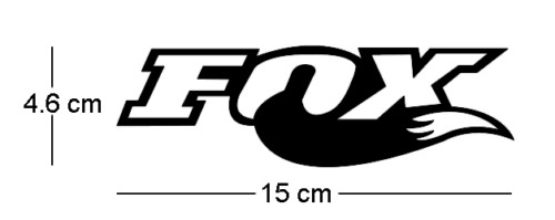 Fox Racing logo moto window bumper laptop refrigerator sticker CA-189 
Fox Racing logo moto window bumper laptop refrigerator sticker CA-189