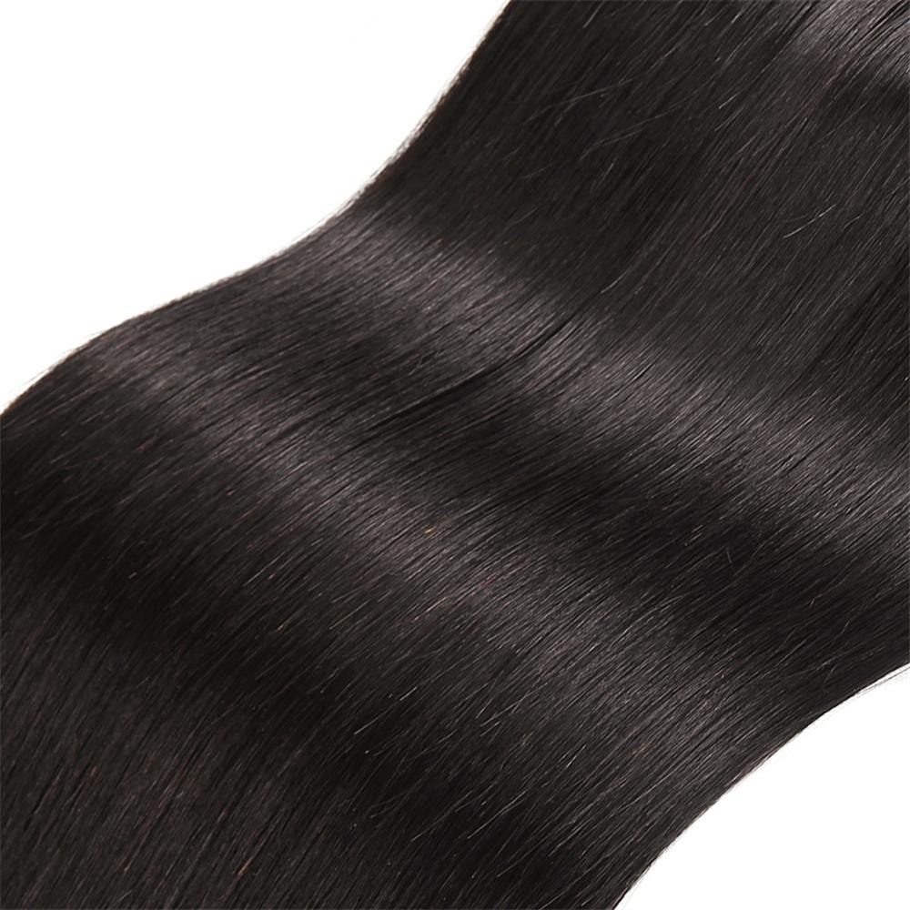 9A Peruvian Brazilian Raw Indian Hair Cuticle Aligned Hair Straight Remy Human Hair Wave Closure Dhgate