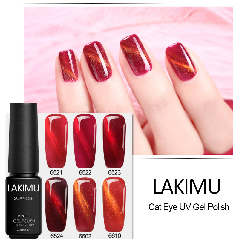 Lakimu Gel Nail Polish Lacquer Magnetic Gel Liquid Red Colors Nail Art Glitter Cat Eye UV LED Varnishes Hybrid Nails, 62pink
Lakimu Gel Nail Polish Lacquer Magnetic Gel Liquid Red Colors Nail Art Glitter Cat Eye UV LED Varnishes Hybrid Nails, 62pink