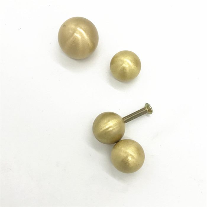 4pieces solid simple drawer knob furniture hardware cabinet wardrobe shoe door single hole handle round cone pull