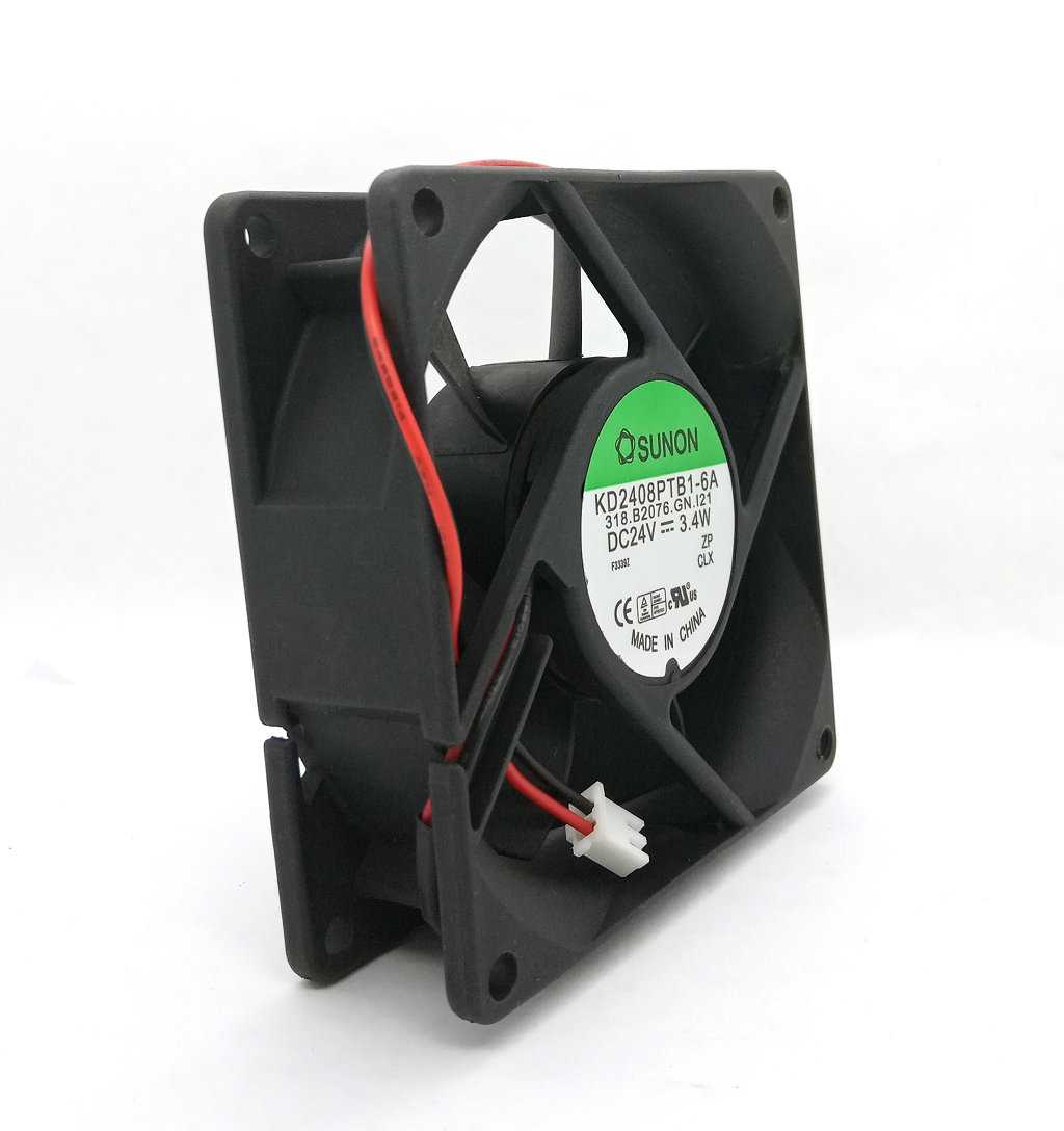 Original SUNON KD2408PTB16A DC24V 34W 80x80x25MM 8cm 2Lines Inverter cooling fan