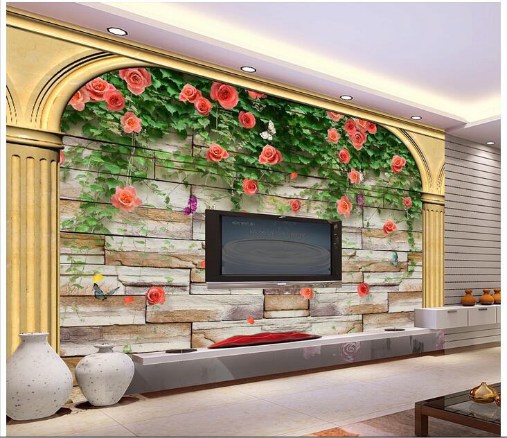 3d wallpaper custom photo mural Rose flower brick wall TV background wall living room Home decoration 3d wall murals wallpaper for walls 3 d, Red
3d wallpaper custom photo mural Rose flower brick wall TV background wall living room Home decoration 3d wall murals wallpaper for walls 3 d, Red
