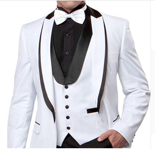 Excellent Slim Fit White Groom Tuxedos Handsome Groomsman Men Formal Business Suits Men Prom Dinner Suits(Jacket+Pants+Tie+Vest) No;20, Same as image
Excellent Slim Fit White Groom Tuxedos Handsome Groomsman Men Formal Business Suits Men Prom Dinner Suits(Jacket+Pants+Tie+Vest) No;20, Same as image