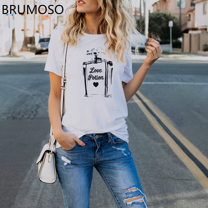 Ulzzang Summer Top Short Sleeve Perfume Print Slogen T Shirt Women O Neck Vintage Streetwear Casual Tshirt Feminina Plus Size, White
Ulzzang Summer Top Short Sleeve Perfume Print Slogen T Shirt Women O Neck Vintage Streetwear Casual Tshirt Feminina Plus Size, White